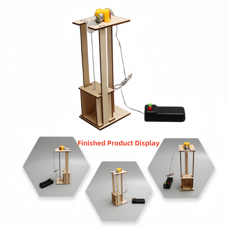 Science Project Kit - Kit de elevador elétrico com controle