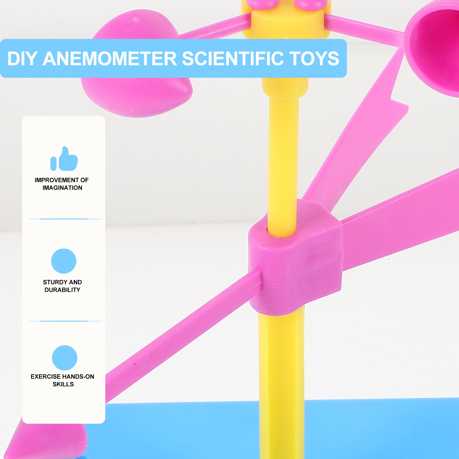 2 Conjuntos de Anemômetros Art - Science Project avaliação e preço