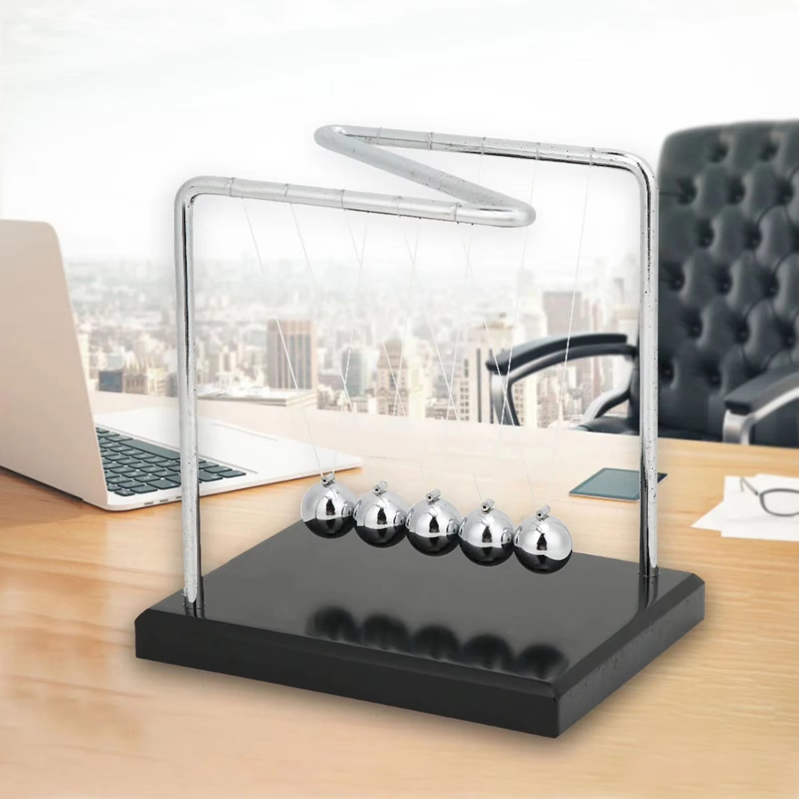 Newtons berço pêndulo bolas ne - Newton Cradle Large avaliação e preço