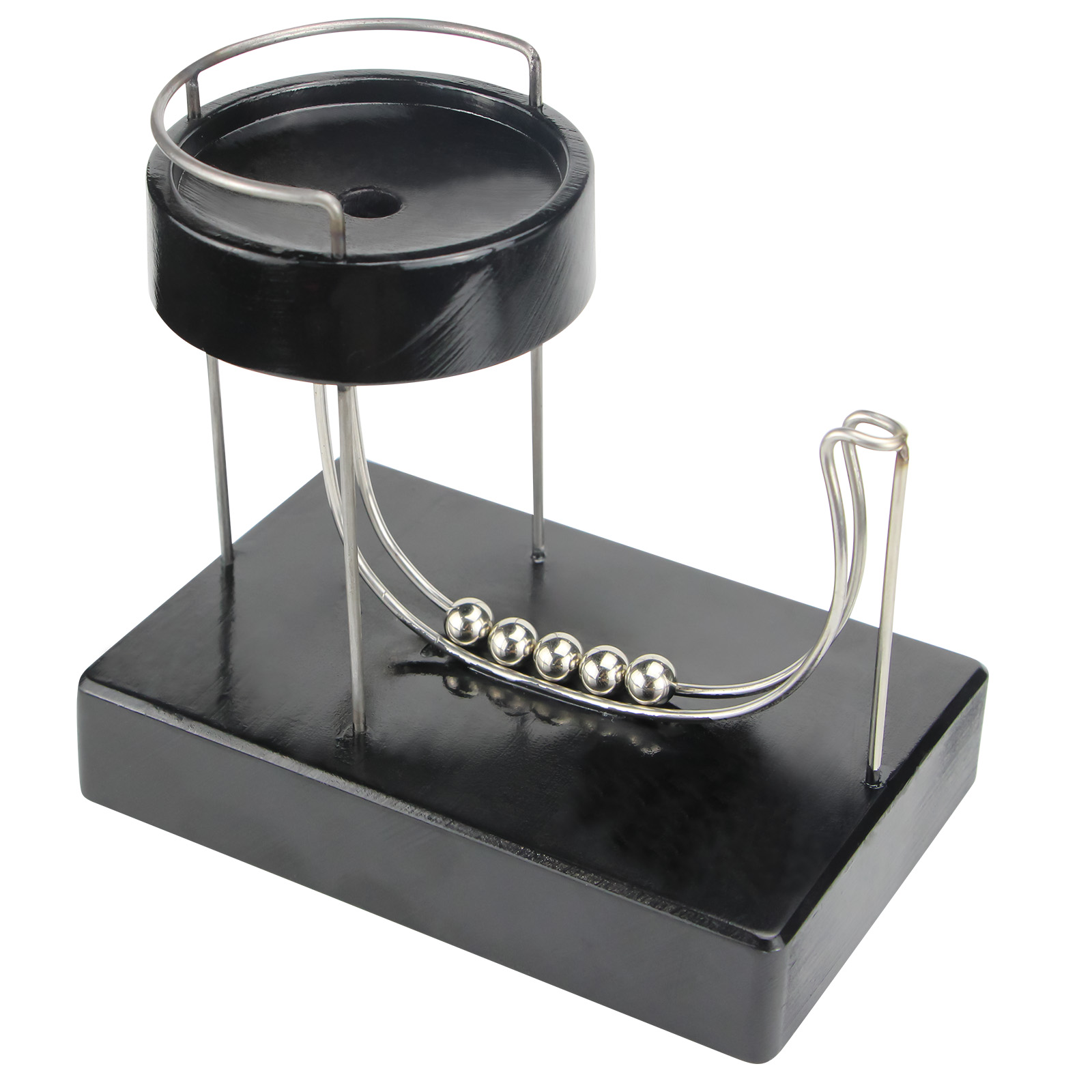 Preto carregado perpetual máqu - Newton Cradle Large avaliação e preço