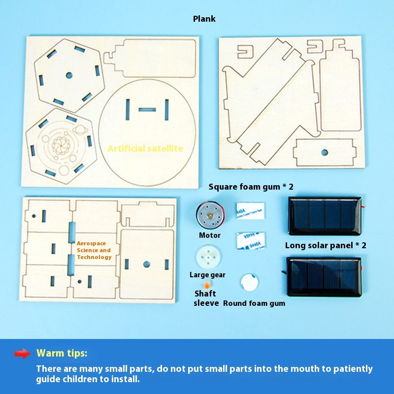 Diy solar satélite montagem ar - Science Project avaliação e preço